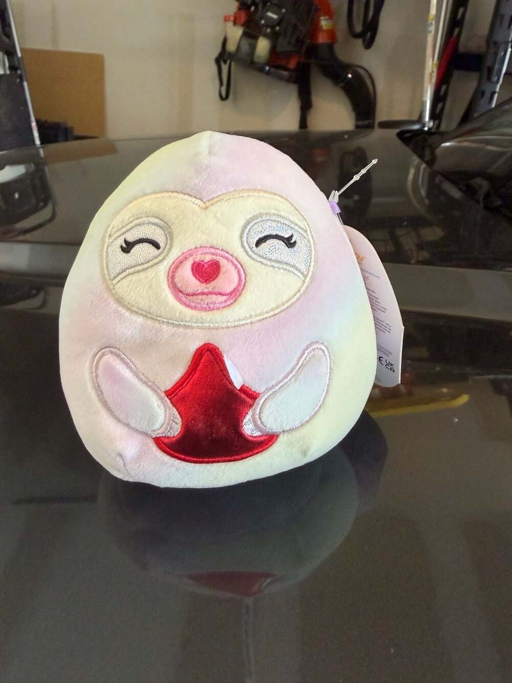 Squishmallows 5-Inch Taylor The Sloth Hershey's Kisses Valentine's Edition Plush